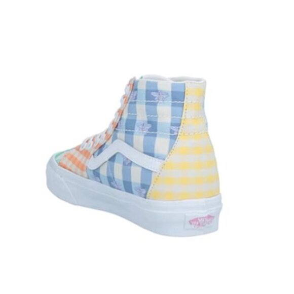 Vans Sk8 High Multicolor Gingham Cherry Tapered Checkerboard Womens Size: 7 - Picture 3 of 5